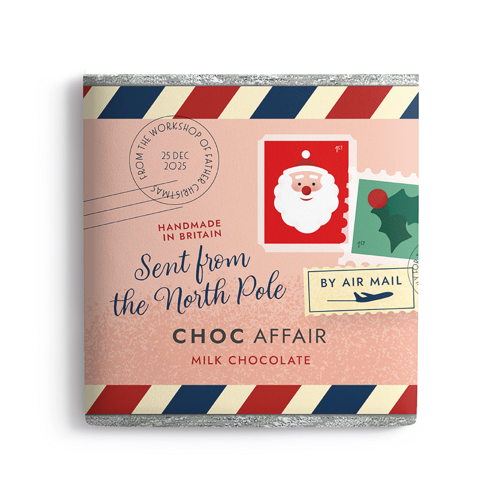 Sent from the North Pole Milk Chocolate Bar - The Great Yorkshire Shop