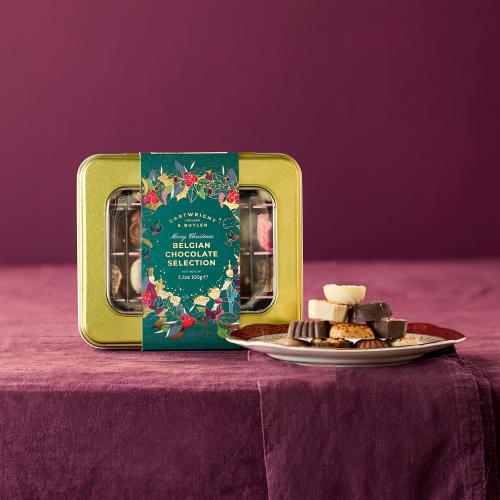 Belgian Chocolates Selection in Tin - The Great Yorkshire Shop