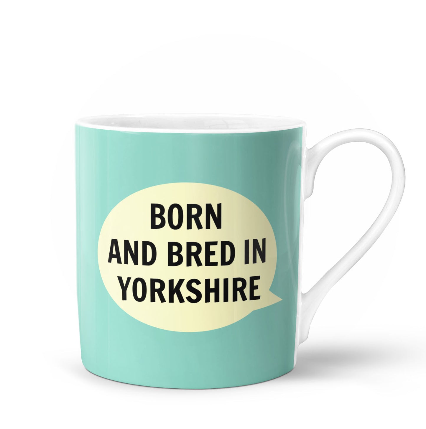 Born & Bred In Yorkshire Bone China Mug - The Great Yorkshire Shop