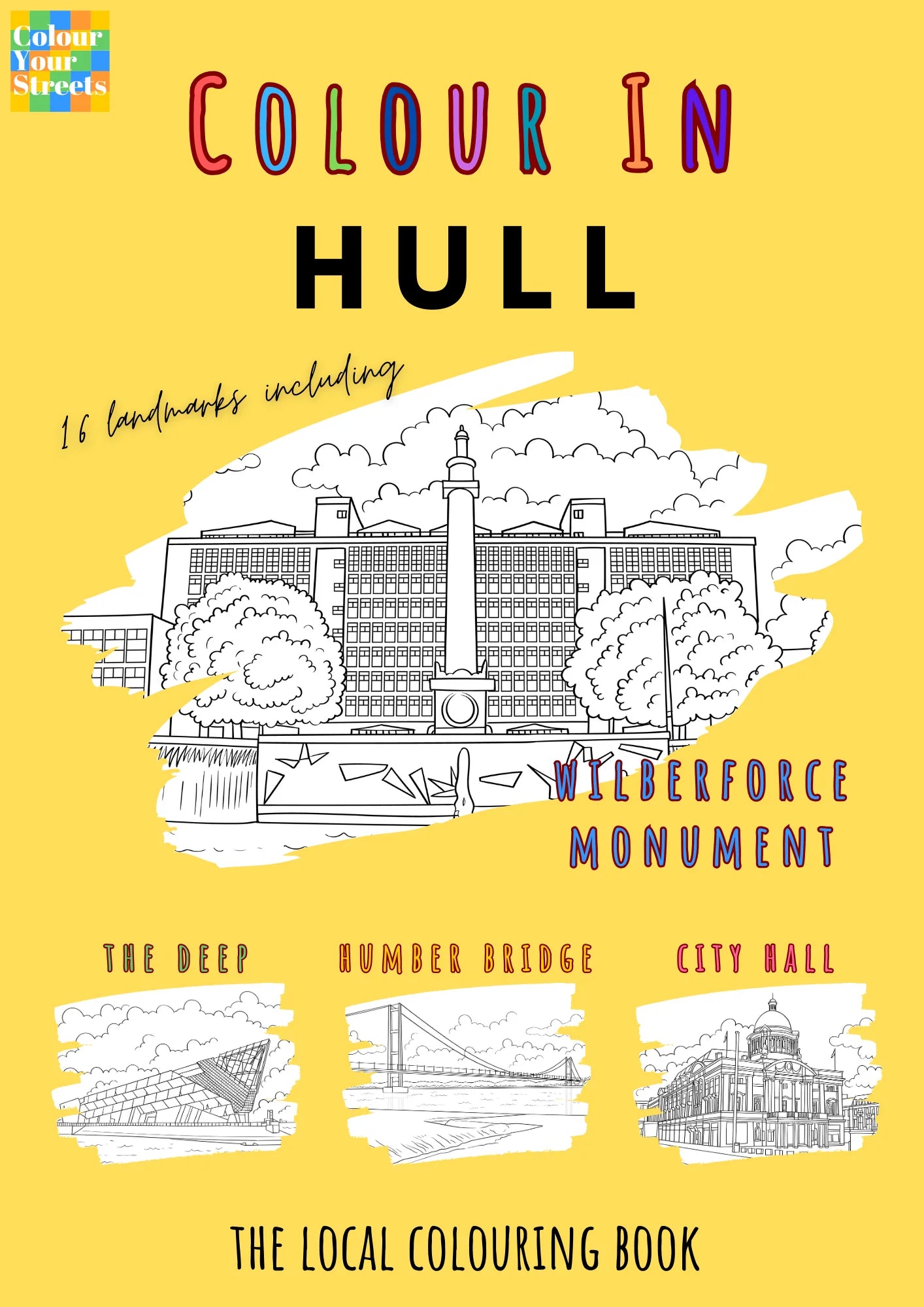 Colour in Hull A4 Colouring Book - The Great Yorkshire Shop