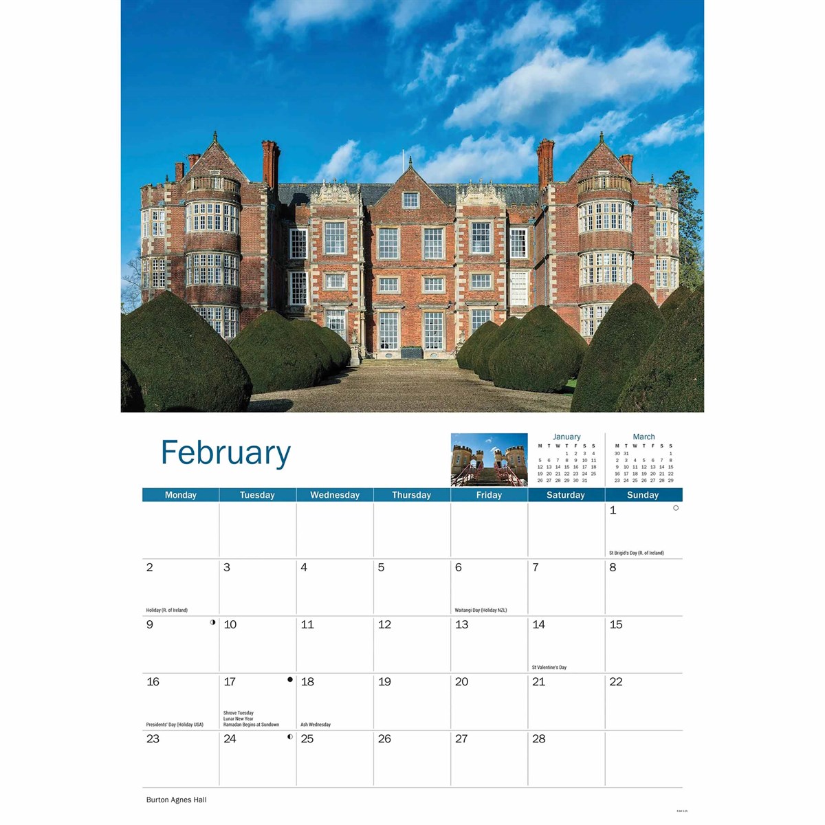 East Yorkshire 2026 A4 Calendar - The Great Yorkshire Shop