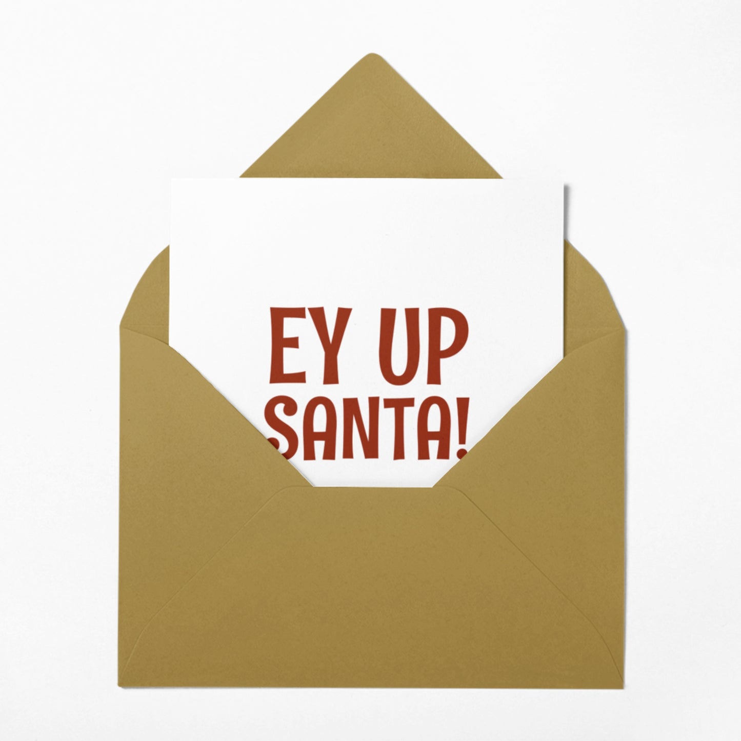 Ey Up Santa! Christmas Greeting Card - The Great Yorkshire Shop