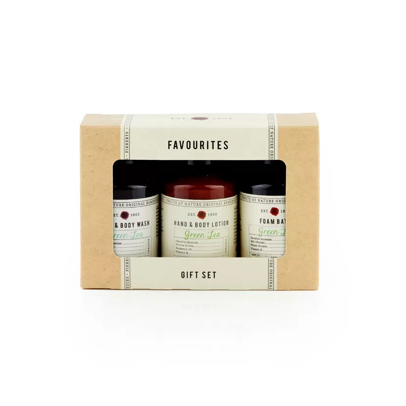 Green Tea Favourites Gift Set (Hand & Body Wash, Hand & Body Lotion and Foam Bath) - The Great Yorkshire Shop