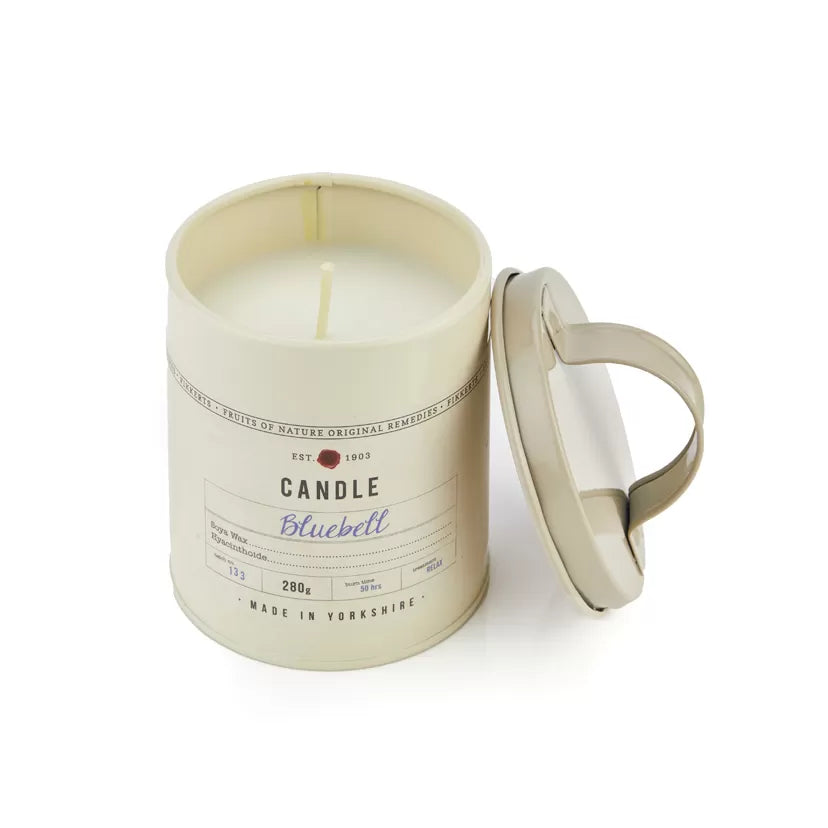 Bluebell Large Candle Tin 280g The Great Yorkshire Shop