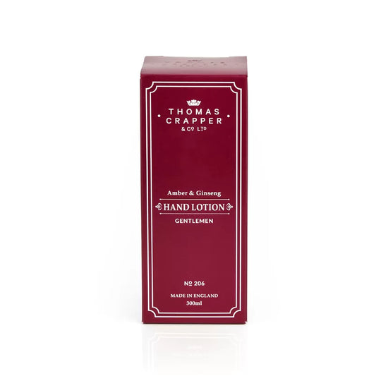 Thomas Crapper & Co Amber & Ginseng Hand Lotion 300ml - The Great Yorkshire Shop
