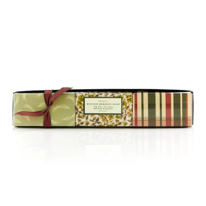 Winter Berries Soap Gift Trio 3 X 85g - The Great Yorkshire Shop