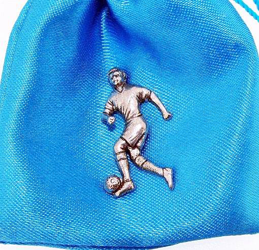 Footballer Pewter Pin Badge - The Great Yorkshire Shop