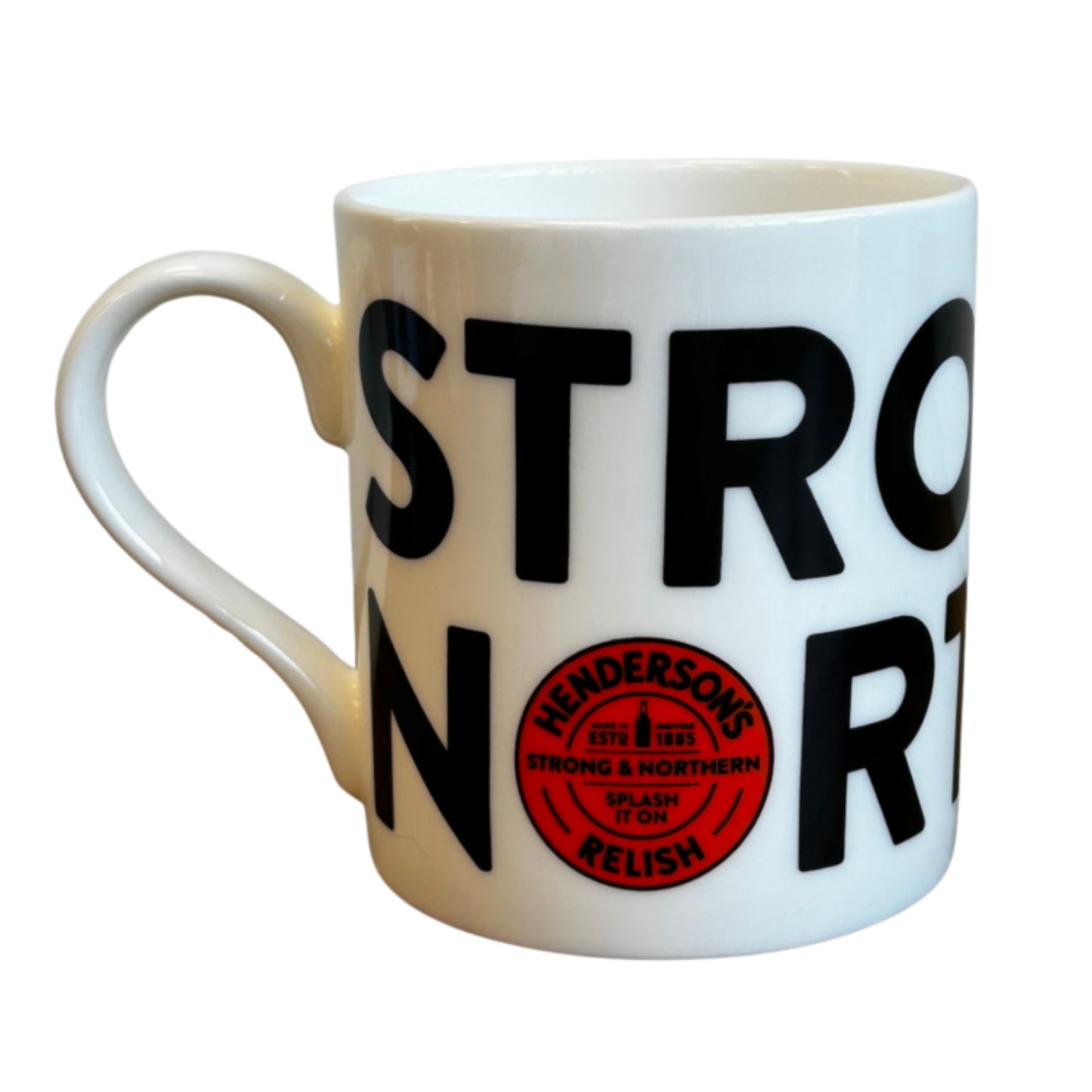 Henderson's Relish Strong & Northern China Mug - The Great Yorkshire Shop