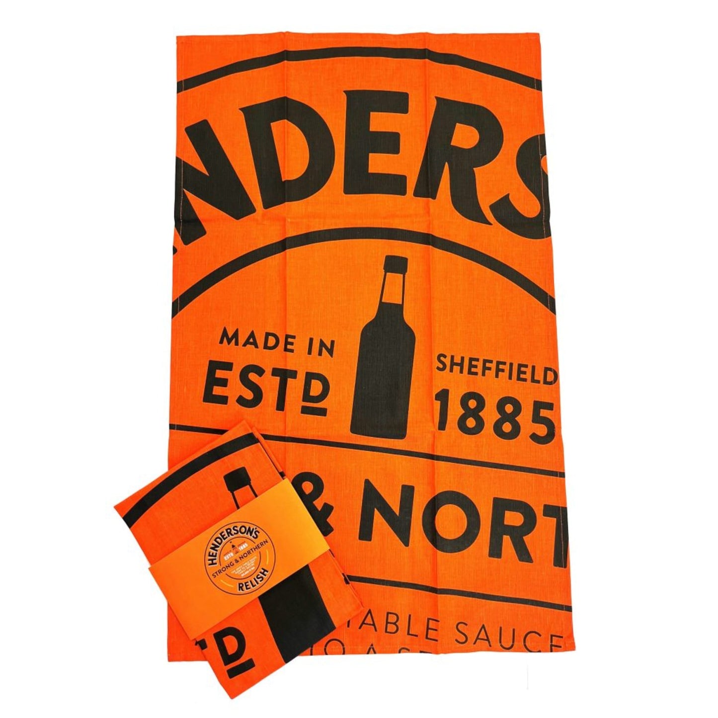Henderson's Relish Tea Towel - The Great Yorkshire Shop