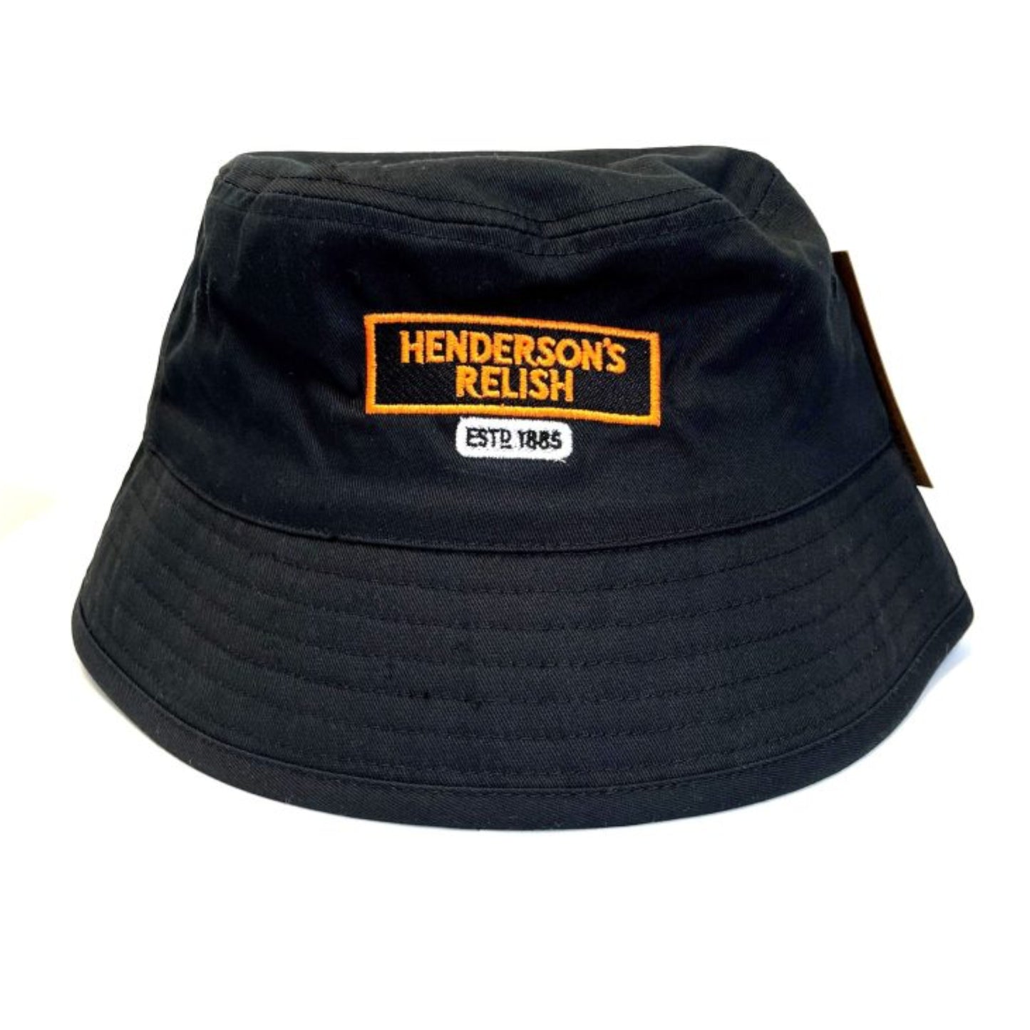 Hendersons Relish Embroidered Organic Cotton Bucket Hat - The Great Yorkshire Shop