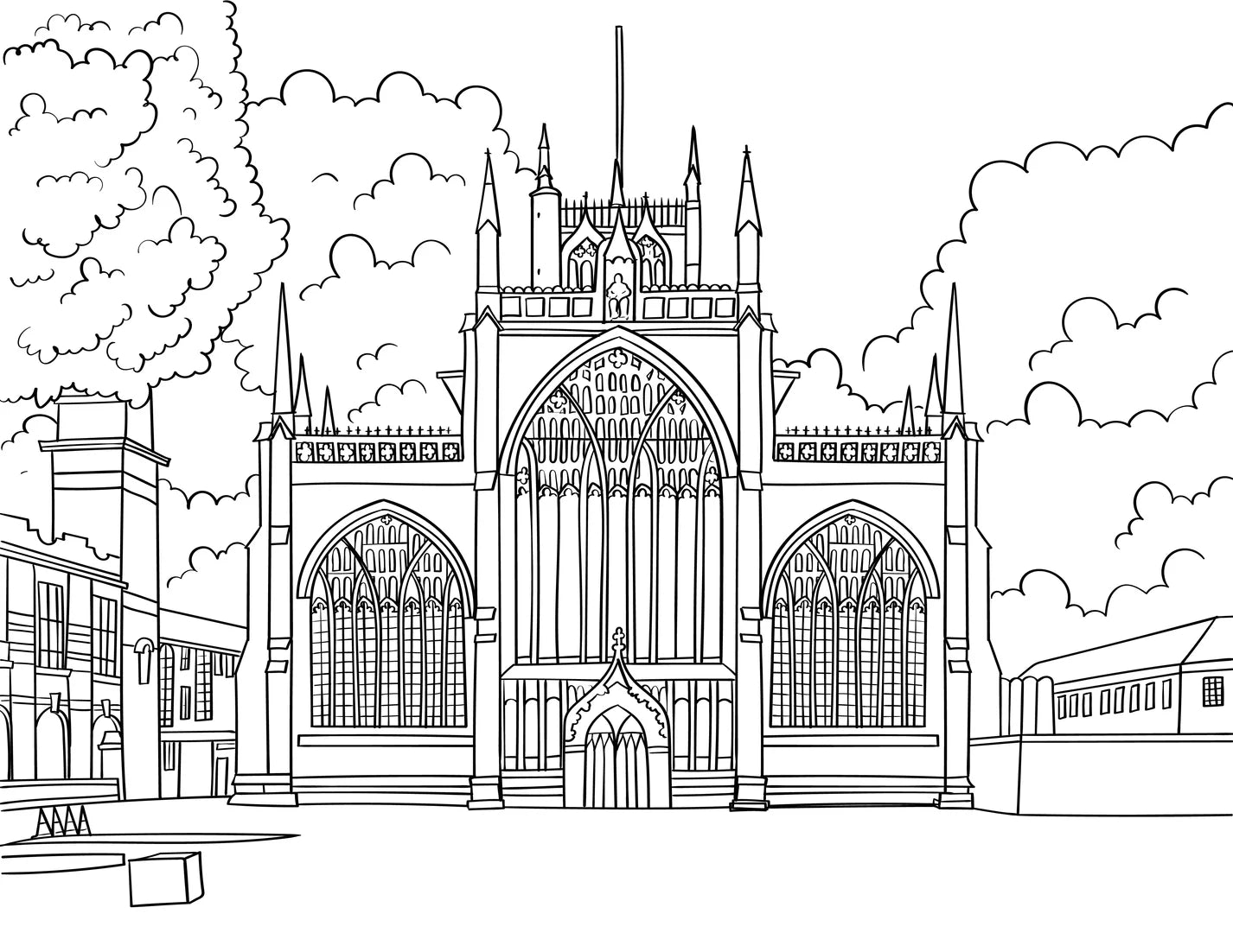 Colour in Hull A4 Colouring Book - The Great Yorkshire Shop