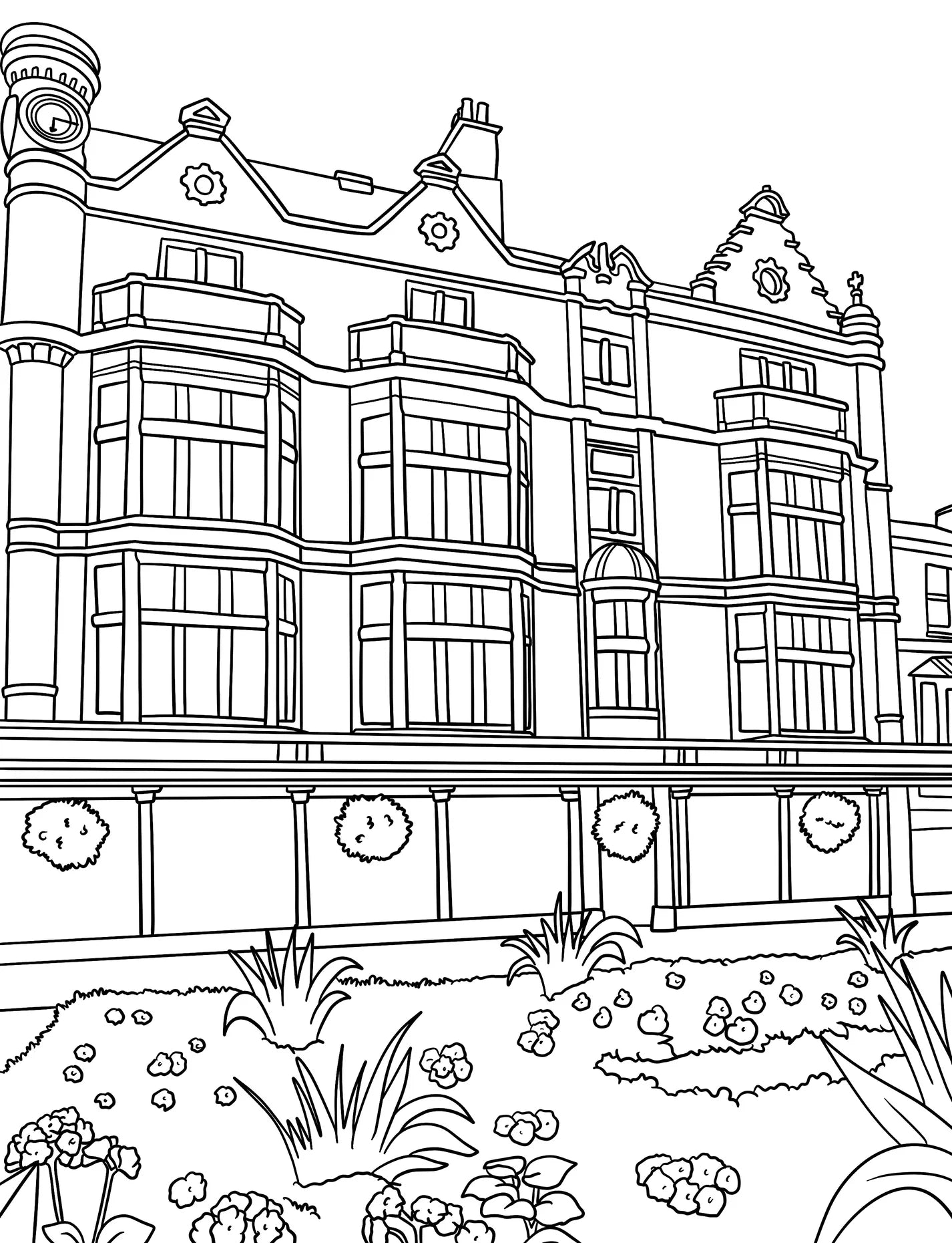 Colour in Harrogate A4 Colouring Book - The Great Yorkshire Shop