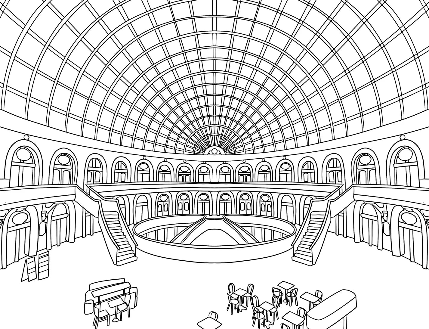 Colour in Leeds A4 Colouring Book - The Great Yorkshire Shop