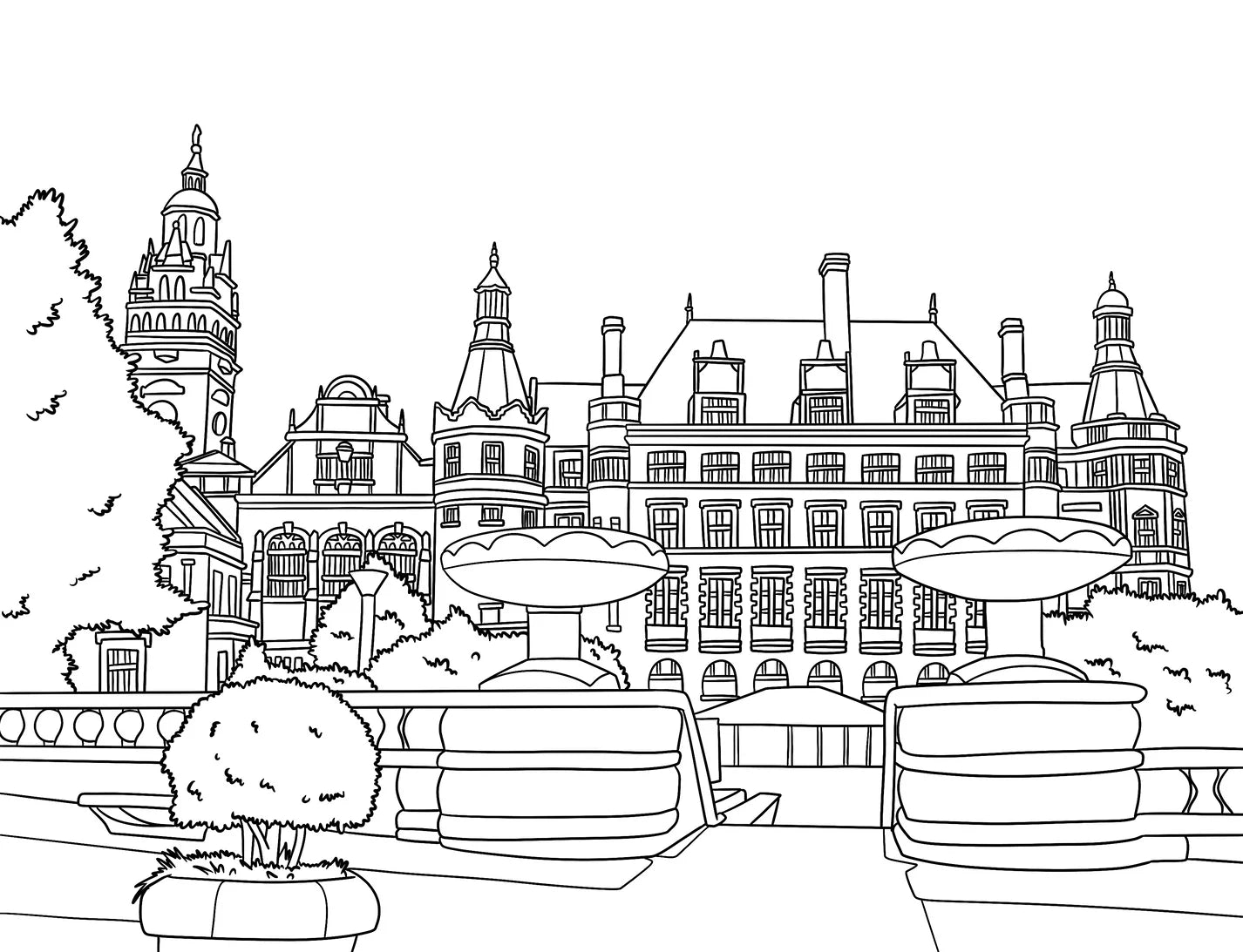 Colour in Sheffield A4 Colouring Book - The Great Yorkshire Shop