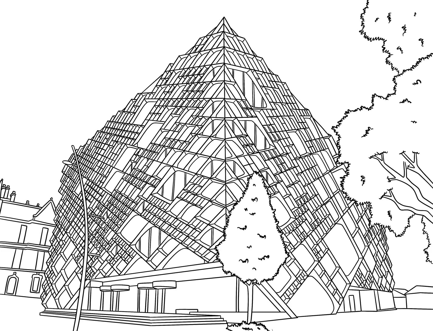 Colour in Sheffield A4 Colouring Book - The Great Yorkshire Shop