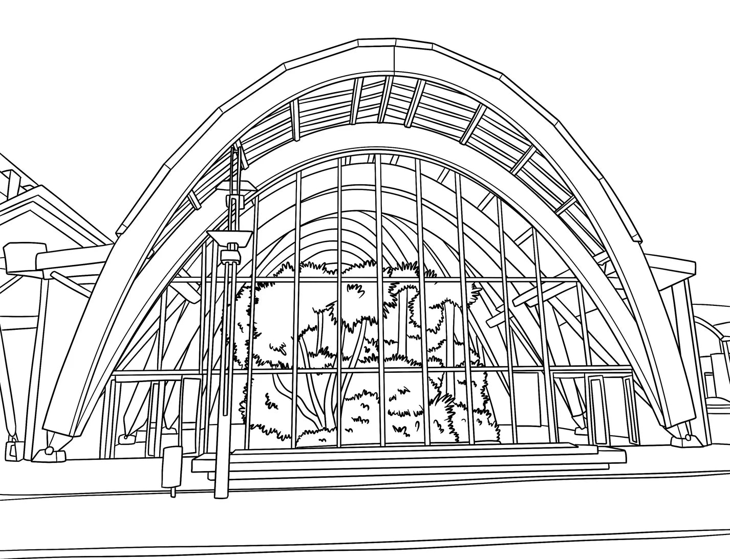 Colour in Sheffield A4 Colouring Book - The Great Yorkshire Shop