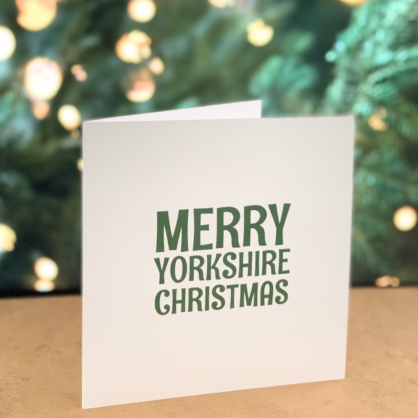 Merry Yorkshire Christmas Greeting Card - The Great Yorkshire Shop