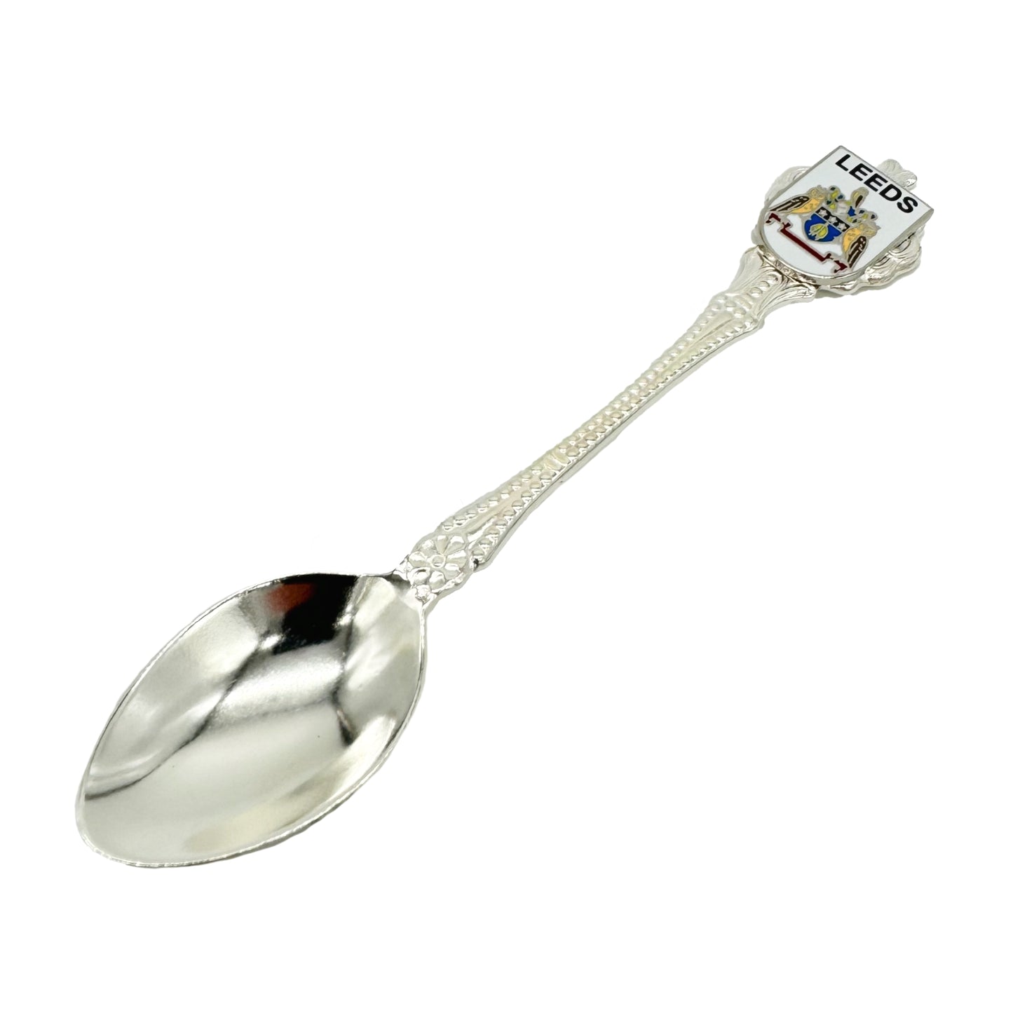 Leeds City Coat of Arms Silver Plated Collectors Spoon - The Great Yorkshire Shop