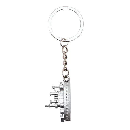Monopoly Battleship Game Token Keyring - The Great Yorkshire Shop