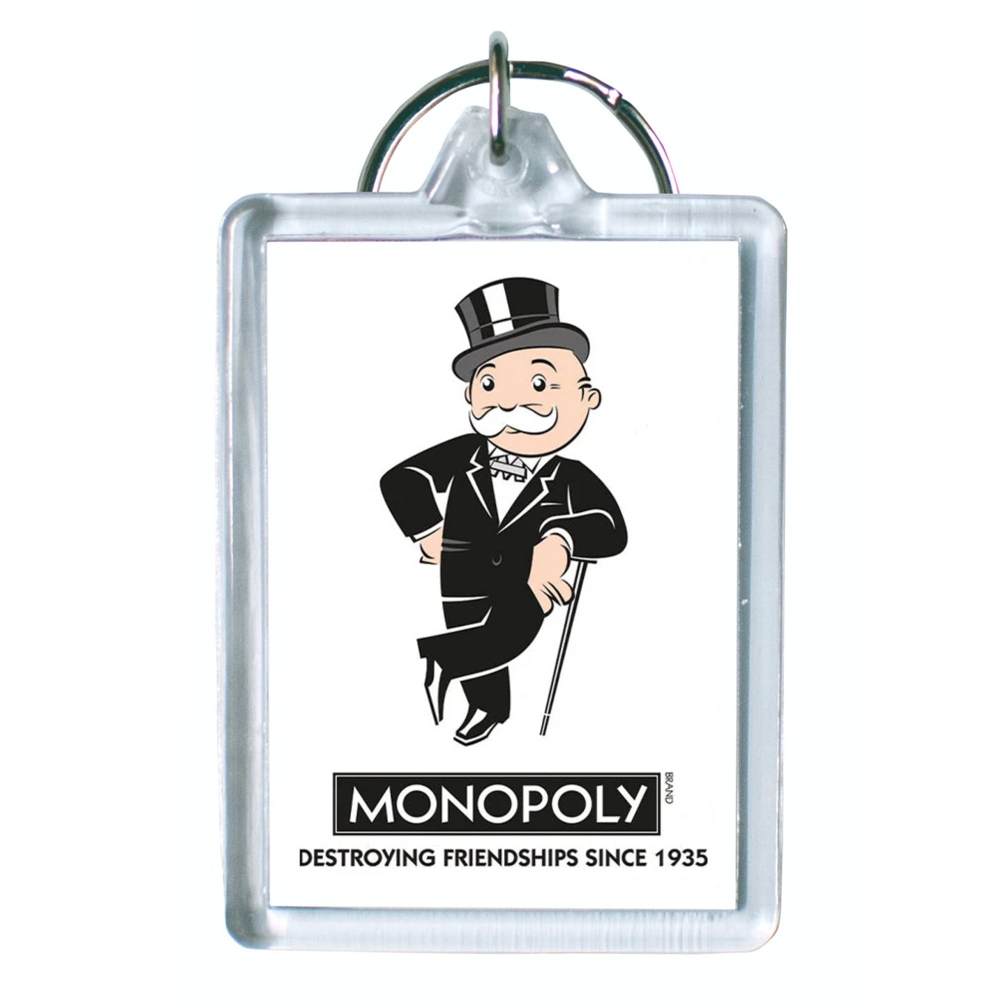 Monopoly Destroying Friendships Keyring - The Great Yorkshire Shop