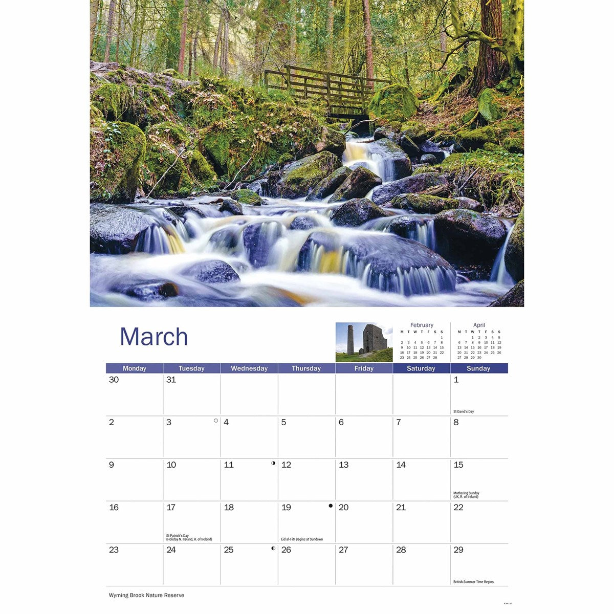 Peak District 2026 A4 Calendar - The Great Yorkshire Shop