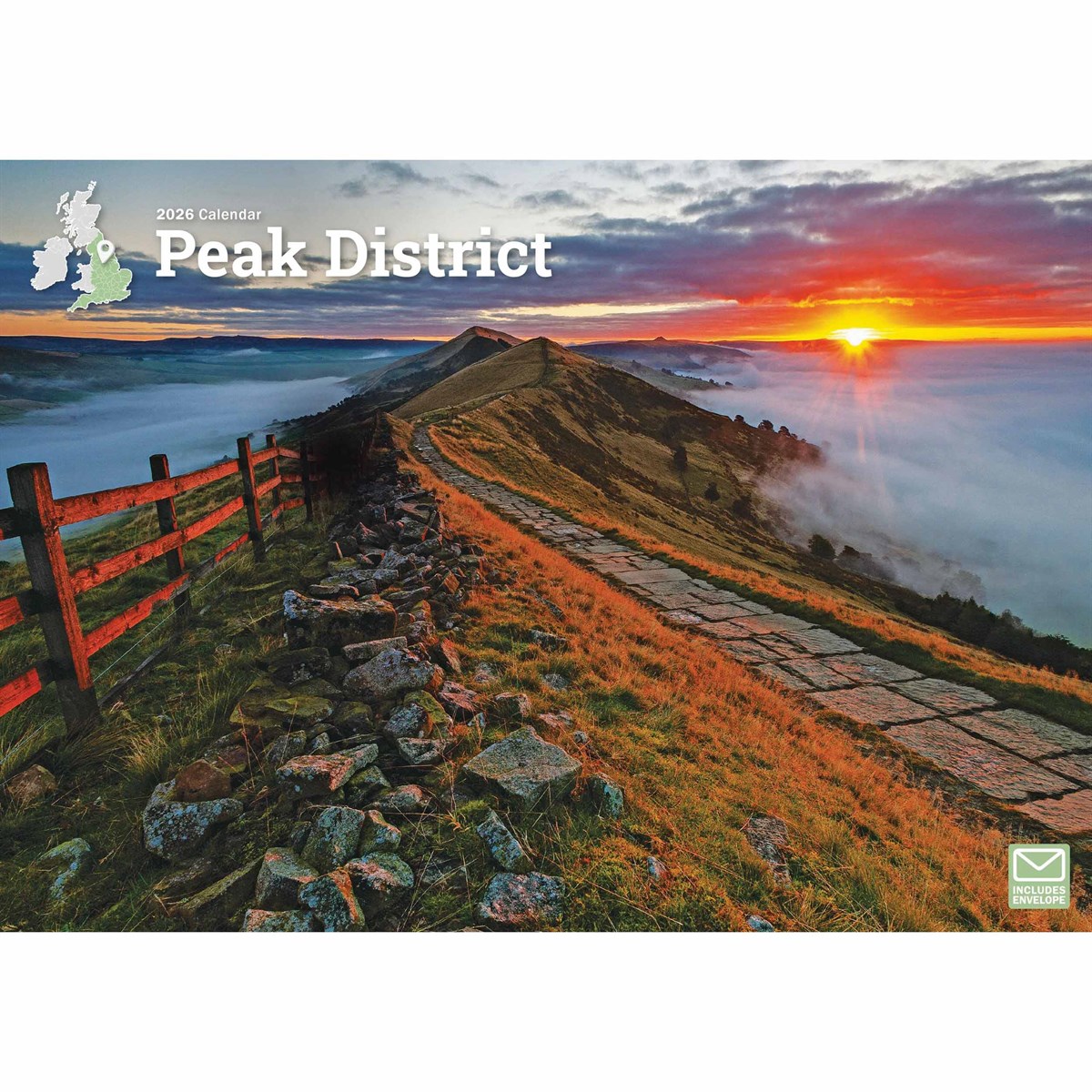 Peak District 2026 A4 Calendar - The Great Yorkshire Shop