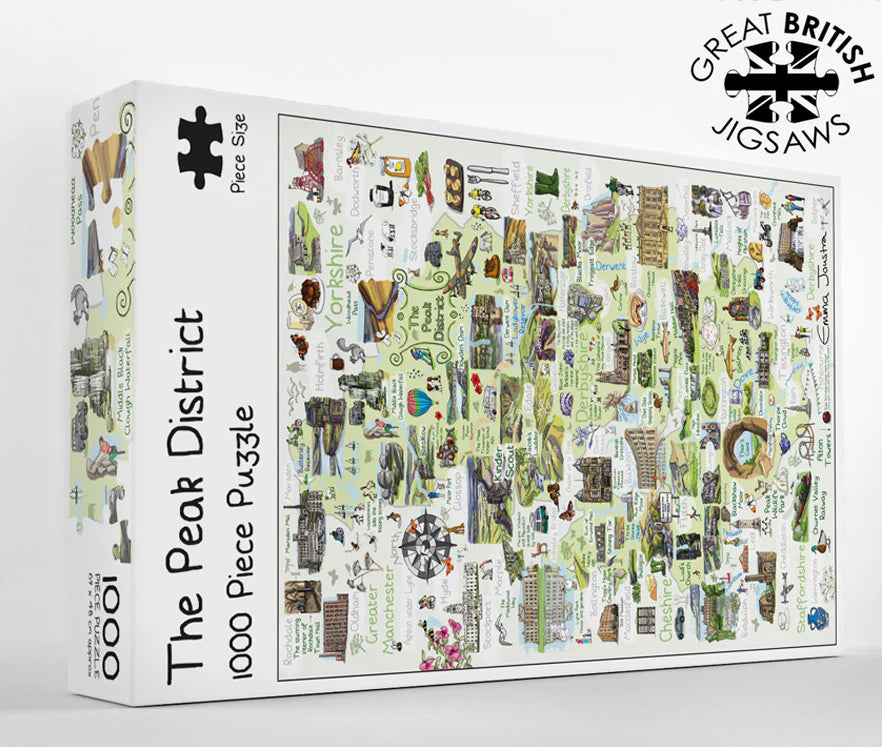 The Peak District 1000 Piece Jigsaw Puzzle By Emma Joustra - The Great Yorkshire Shop