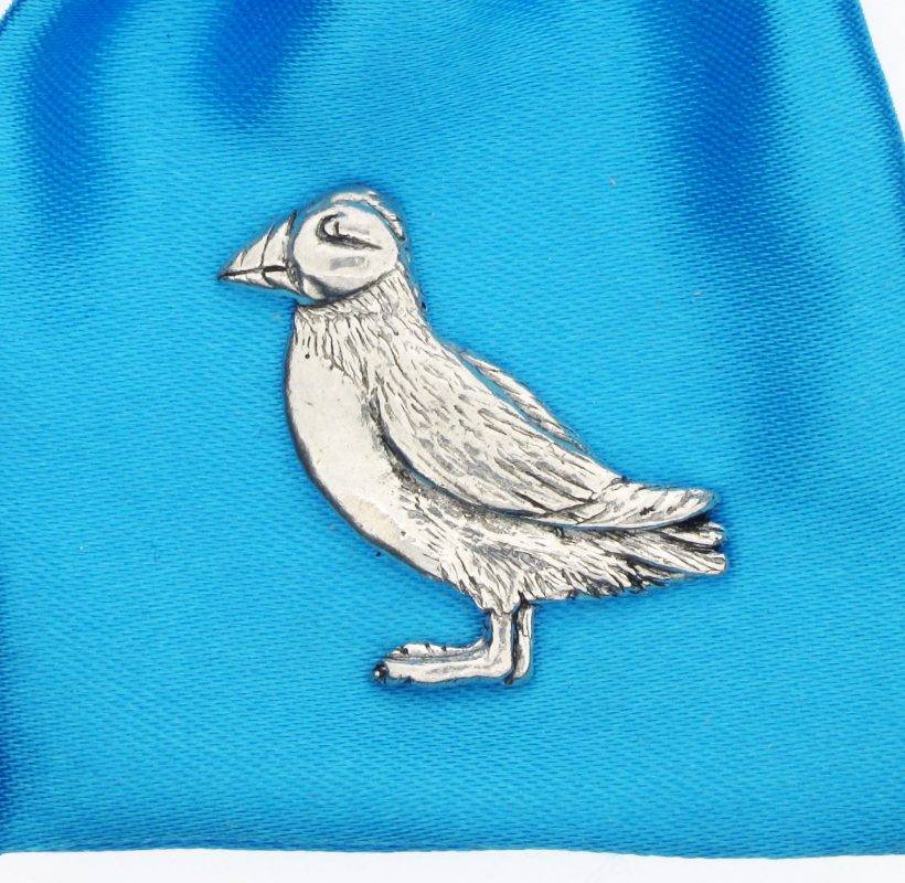Puffin Pewter Pin Badge - The Great Yorkshire Shop
