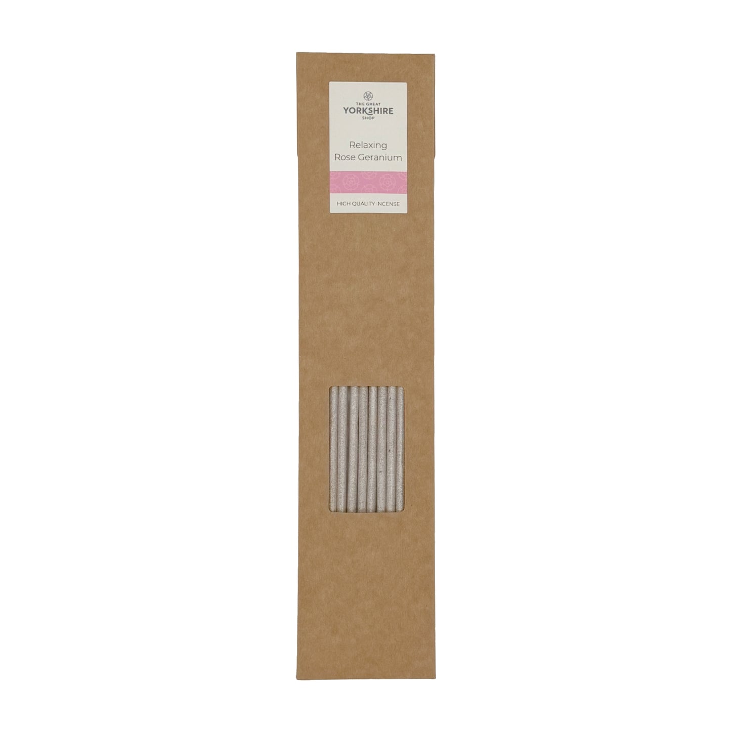 Relaxing Rose Geranium Incense Sticks - The Great Yorkshire Shop