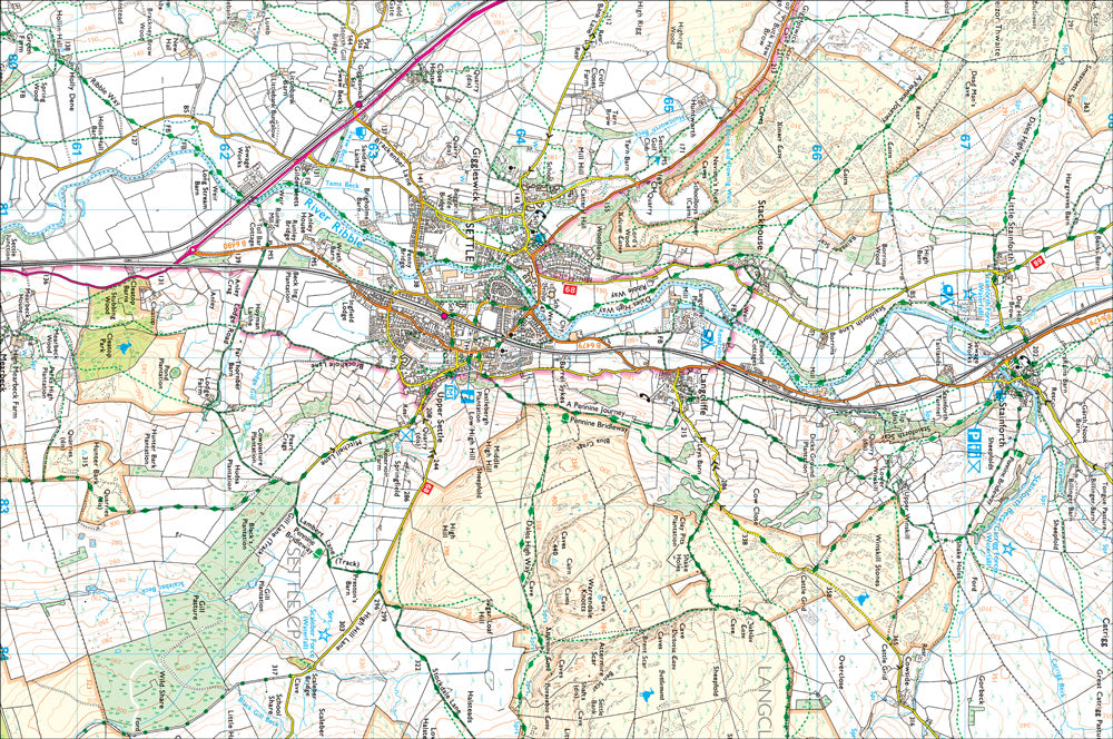 Settle Map Jigsaw Puzzle in a Bag - The Great Yorkshire Shop