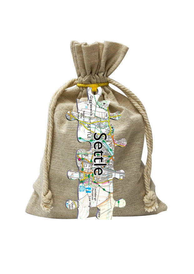 Settle Map Jigsaw Puzzle in a Bag - The Great Yorkshire Shop