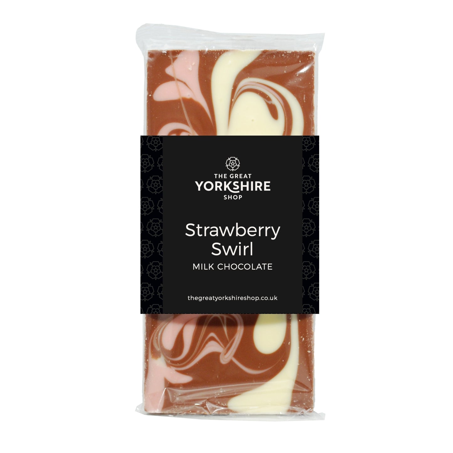 Strawberry Swirl Milk Chocolate Bar - The Great Yorkshire Shop