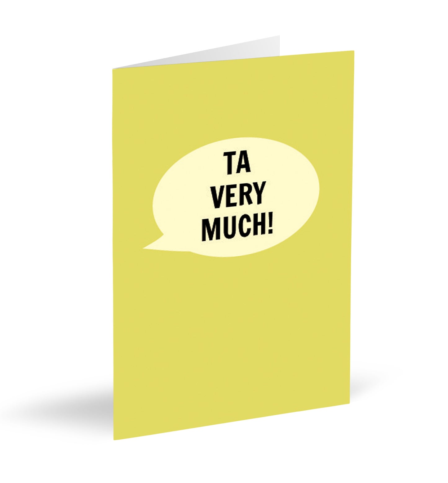 Ta Very Much! Card - The Great Yorkshire Shop