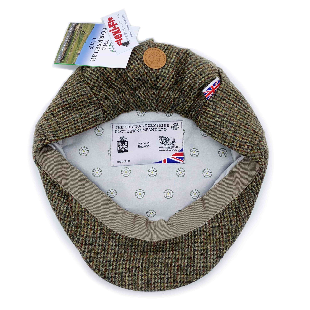 Wool Yorkshire Tweed Cap The Yorkshire Burnsall Traditional Wool