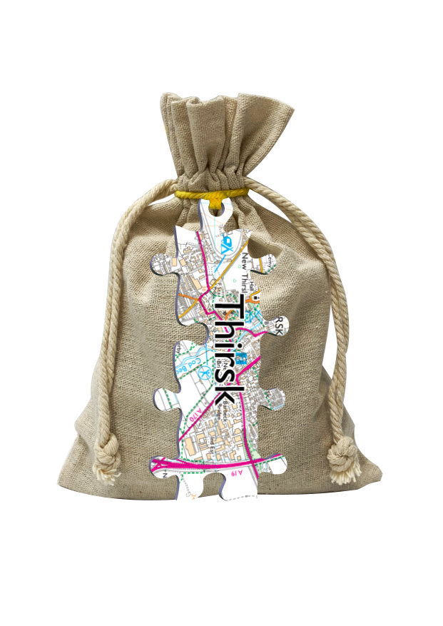 Thirsk Map Jigsaw Puzzle in a Bag - The Great Yorkshire Shop