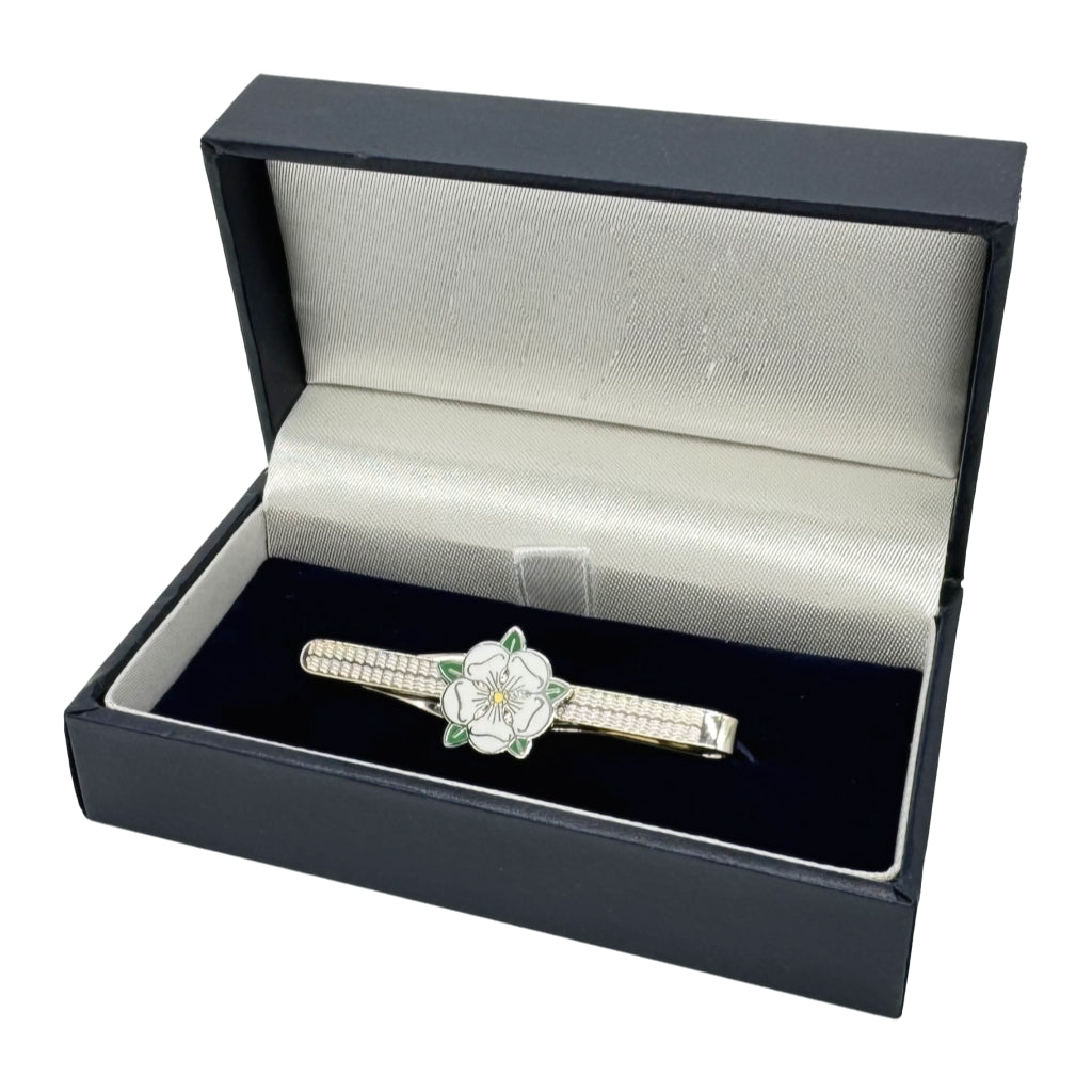 Traditional Yorkshire Rose Tie Bar - The Great Yorkshire Shop