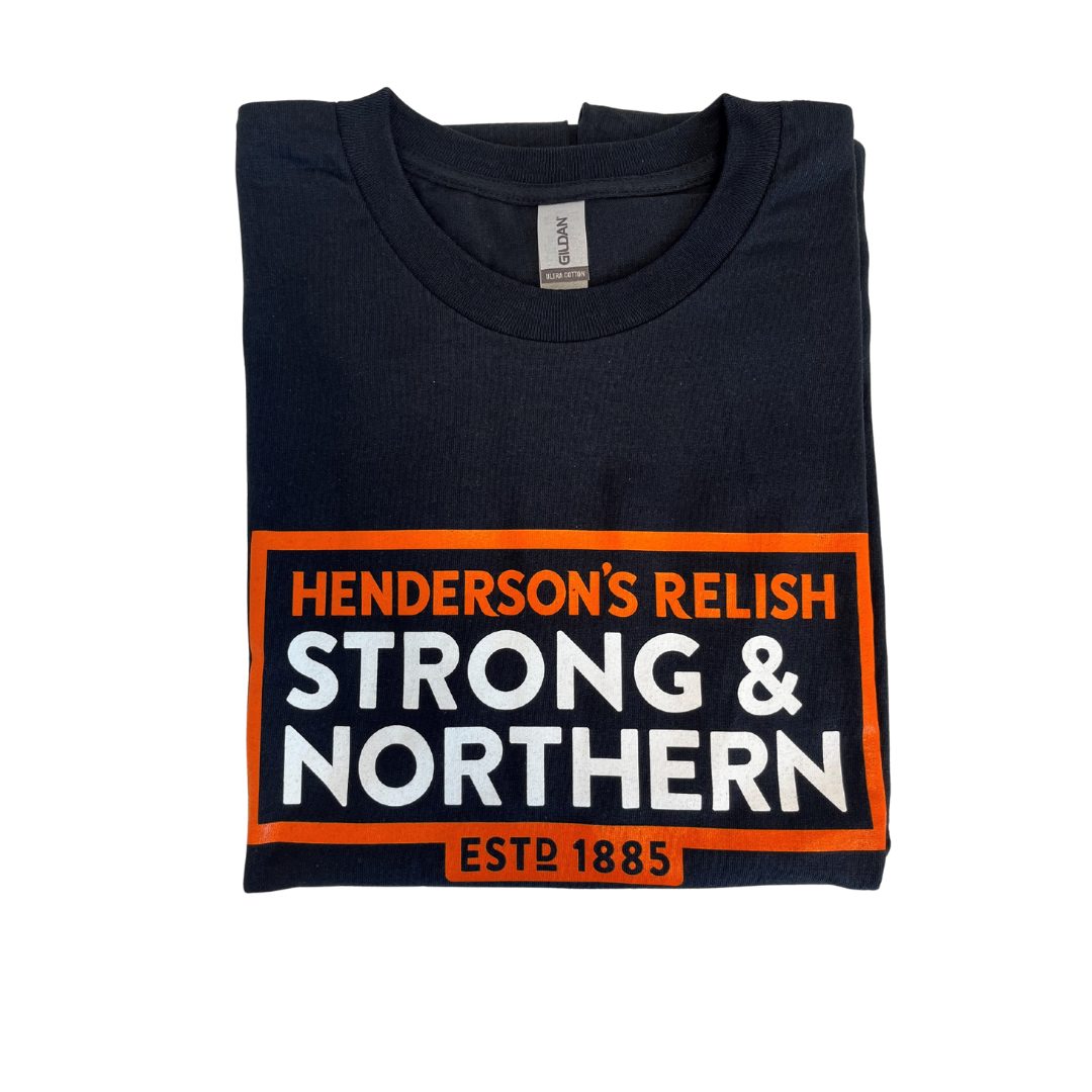 Henderson's Relish New Strong & Northern T-Shirt - The Great Yorkshire Shop