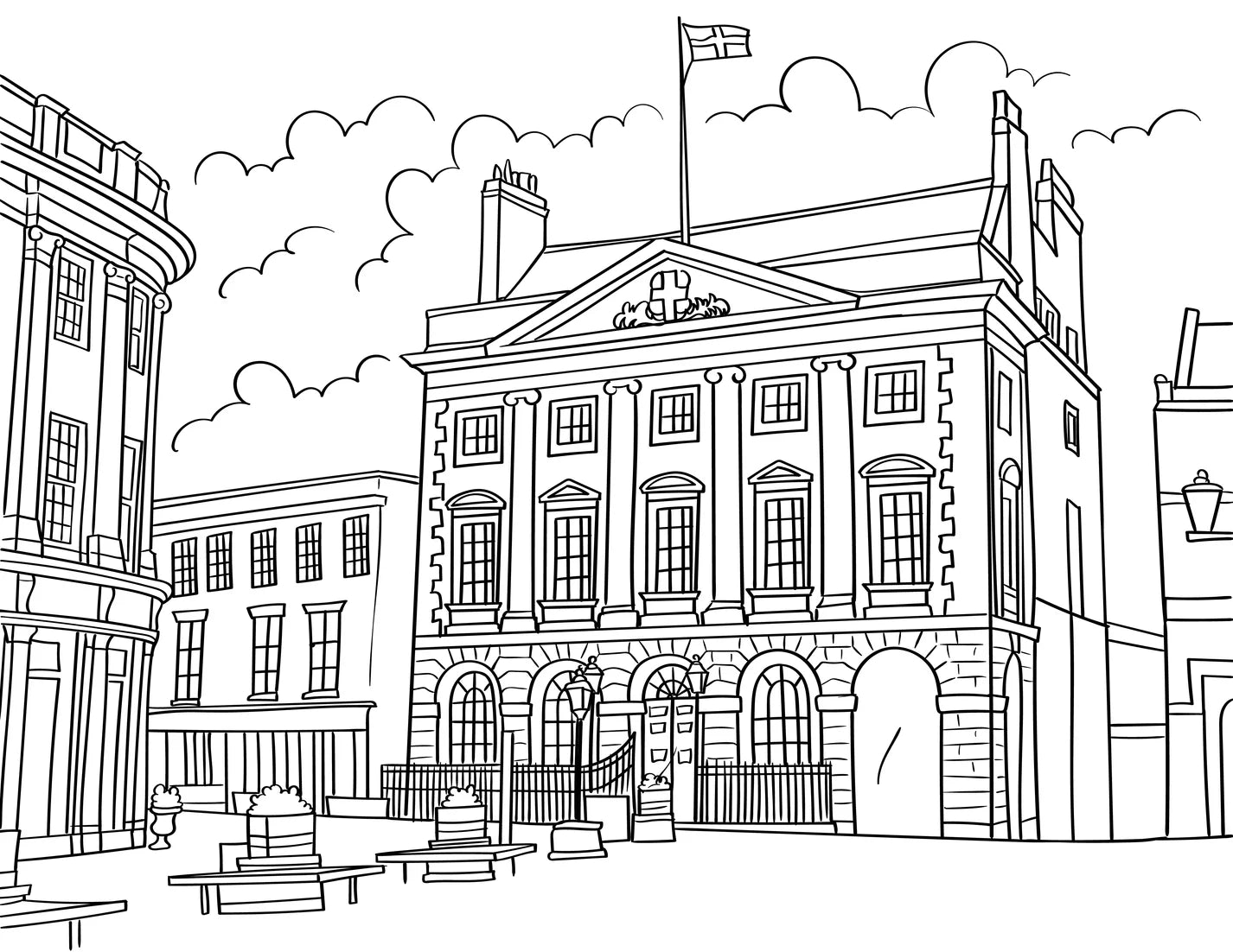 Colour in York A4 Colouring Book - The Great Yorkshire Shop