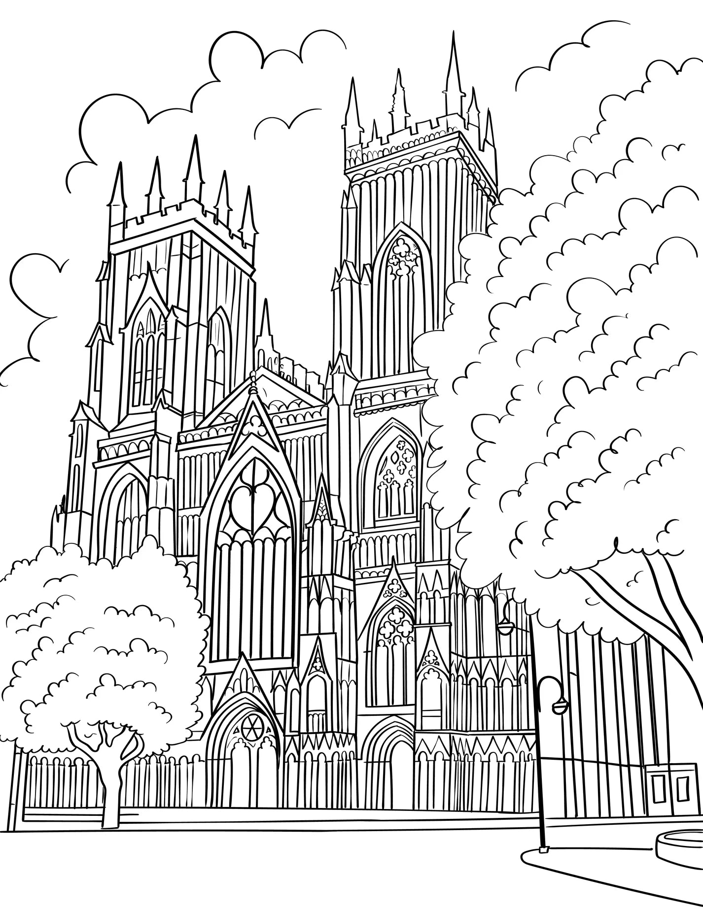 Colour in York A4 Colouring Book - The Great Yorkshire Shop