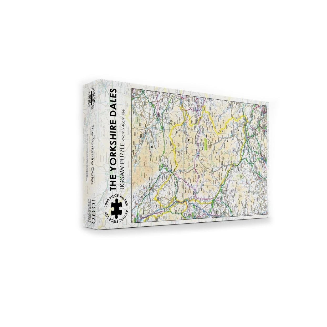 Yorkshire Dales Map 1000 Piece Jigsaw Puzzle - The Great Yorkshire Shop