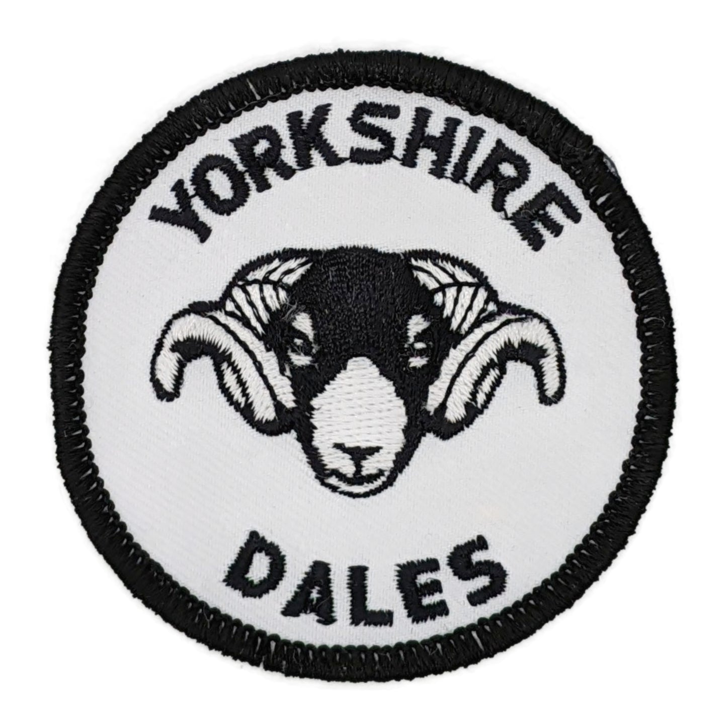 Yorkshire Dales Round Embroidered Patch Badge - The Great Yorkshire Shop