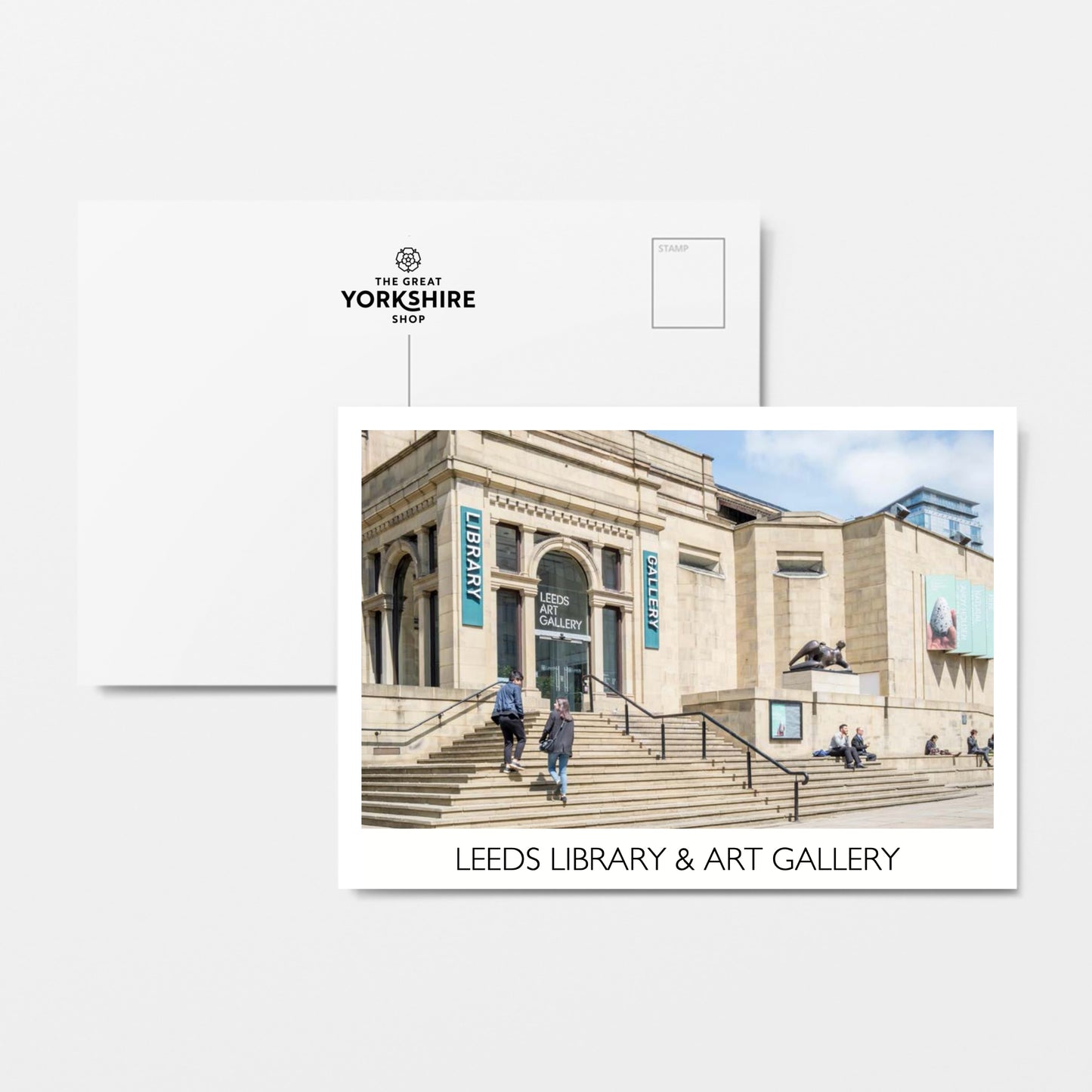 Leeds Library & Art Gallery Postcard - The Great Yorkshire Shop