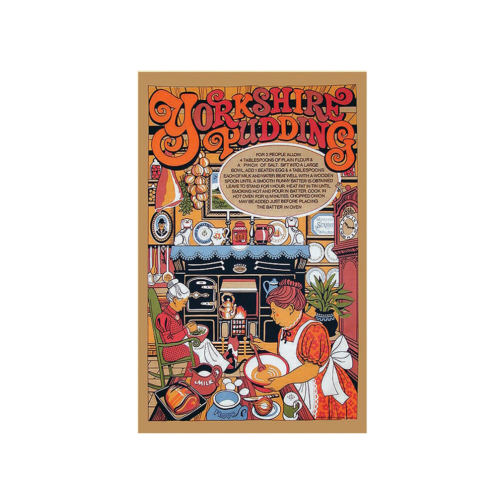 Yorkshire Pudding Recipe Tea Towel - The Great Yorkshire Shop