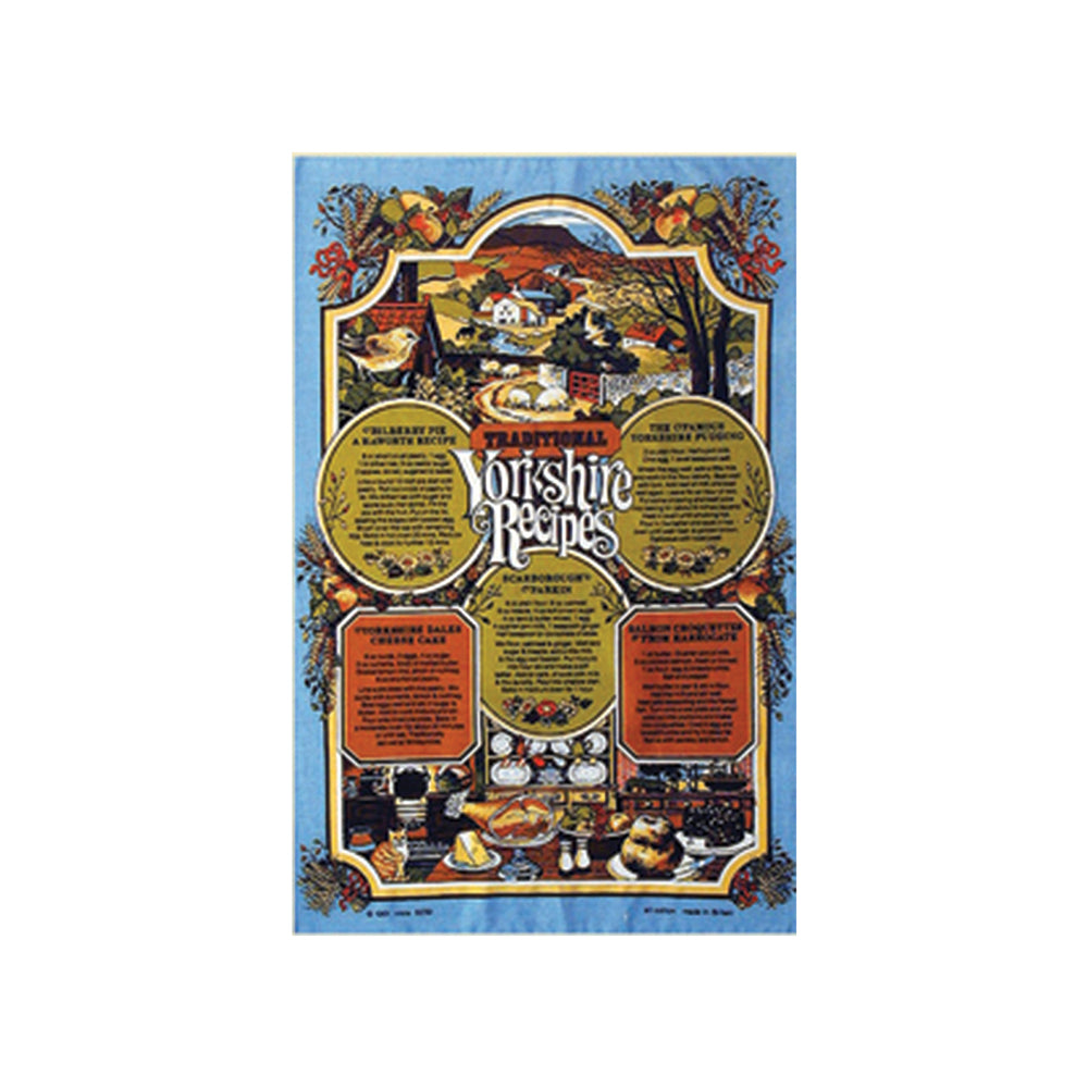 Traditional Yorkshire Recipes Tea Towel - The Great Yorkshire Shop