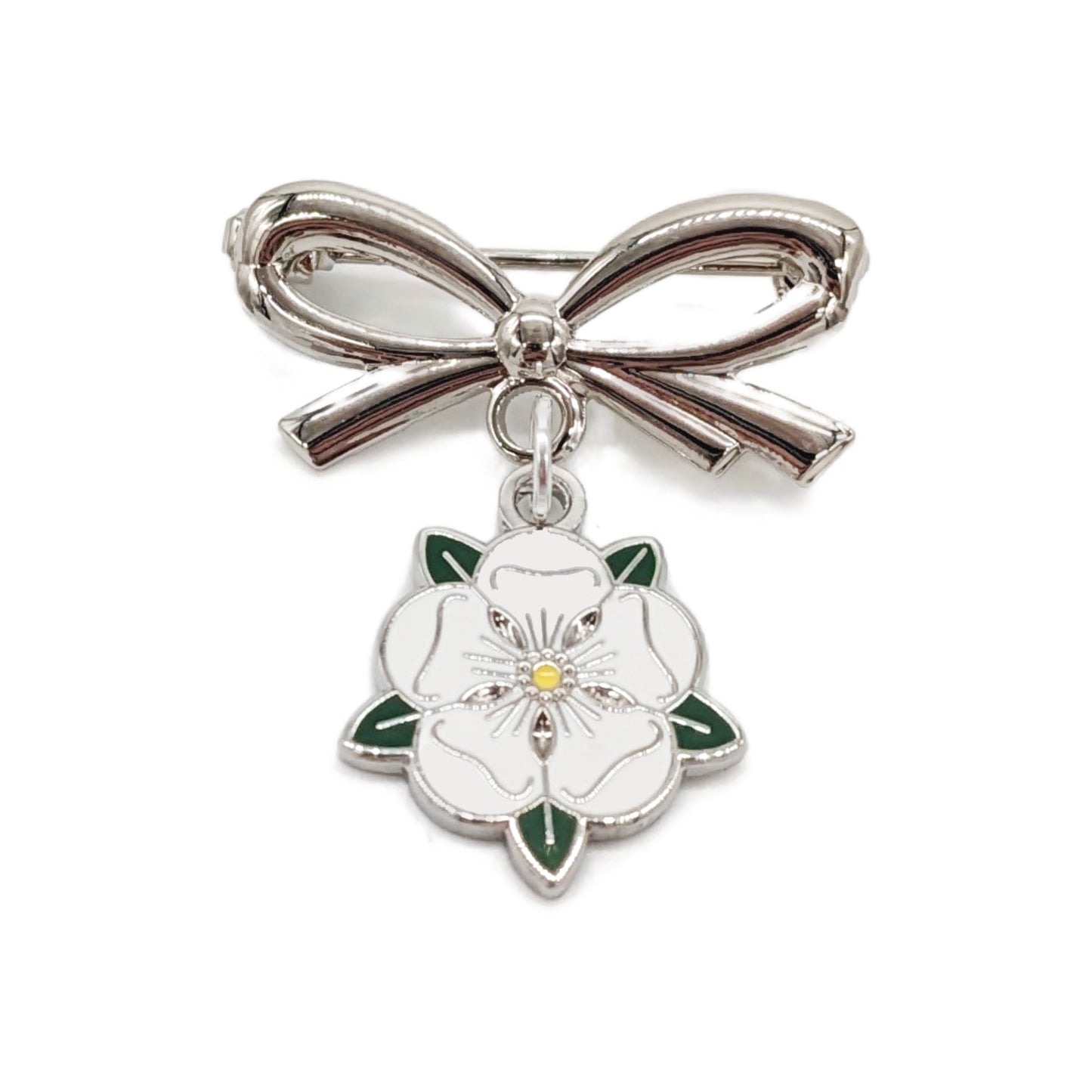 Traditional Yorkshire Rose Bow Brooch - The Great Yorkshire Shop