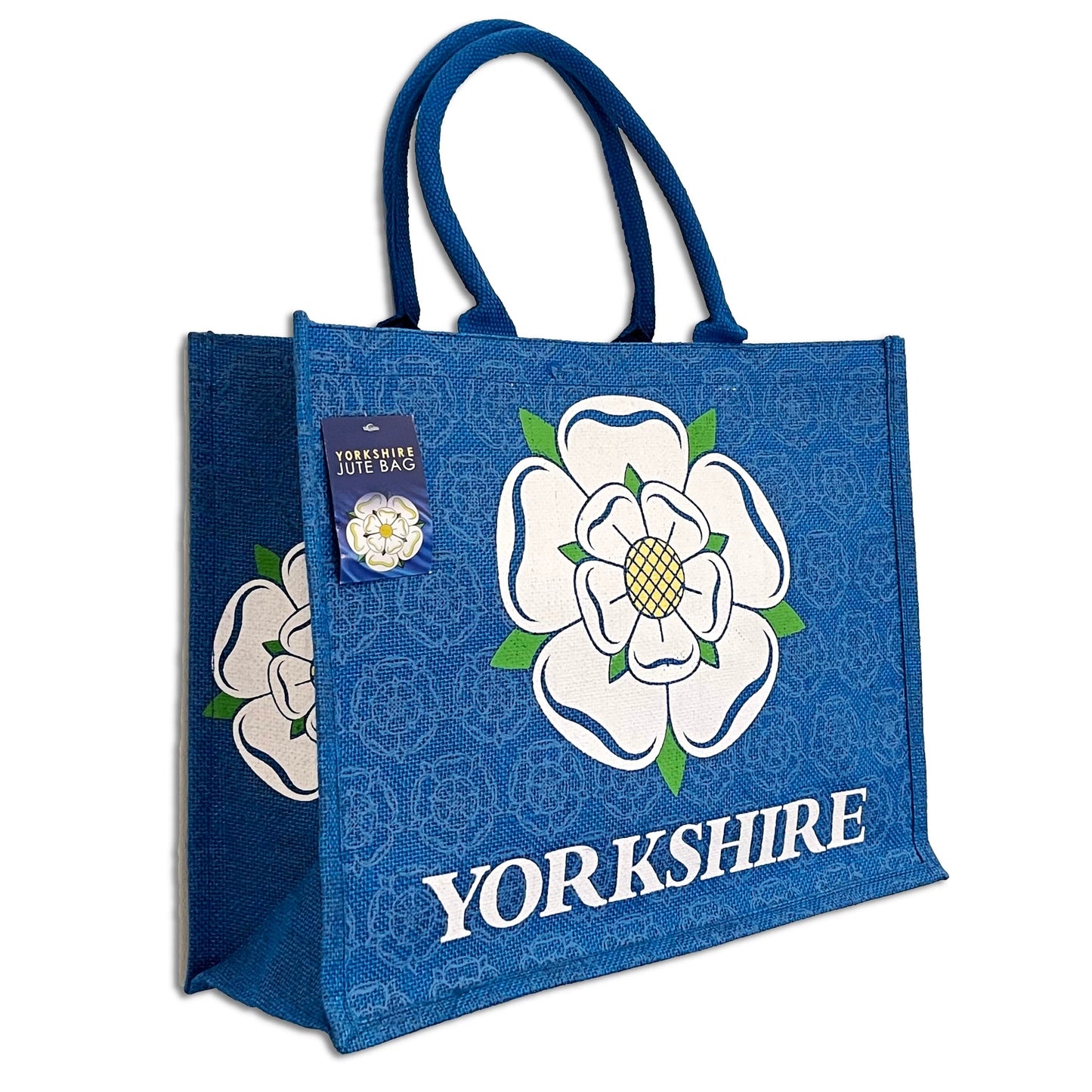 Yorkshire Rose Jute Shopper Bag - The Great Yorkshire Shop