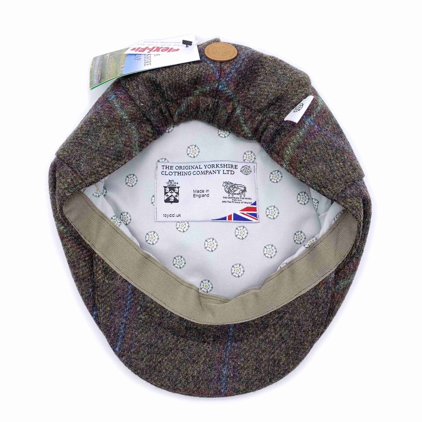 The Yorkshire City Traditional Wool Flat Cap - The Great Yorkshire Shop