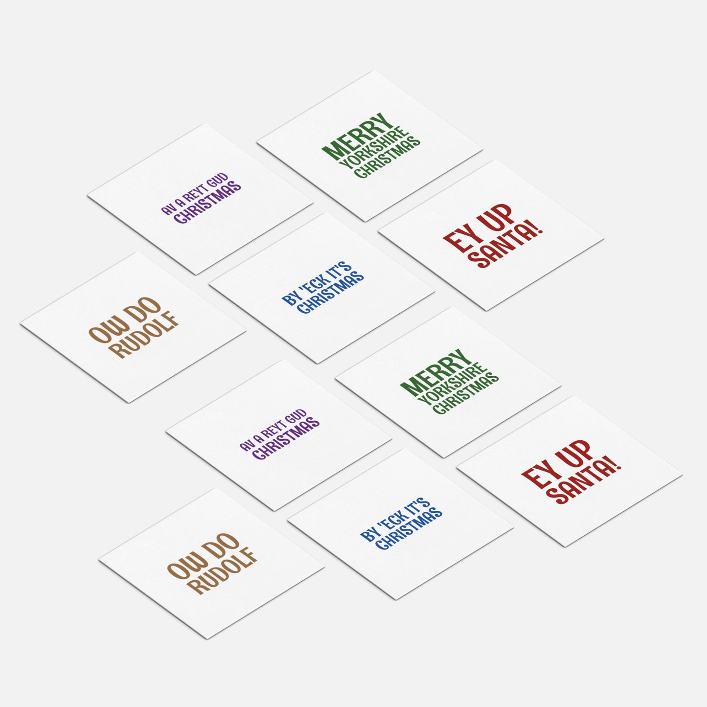 The Yorkshire Christmas Collection Greeting Card Pack - The Great Yorkshire Shop
