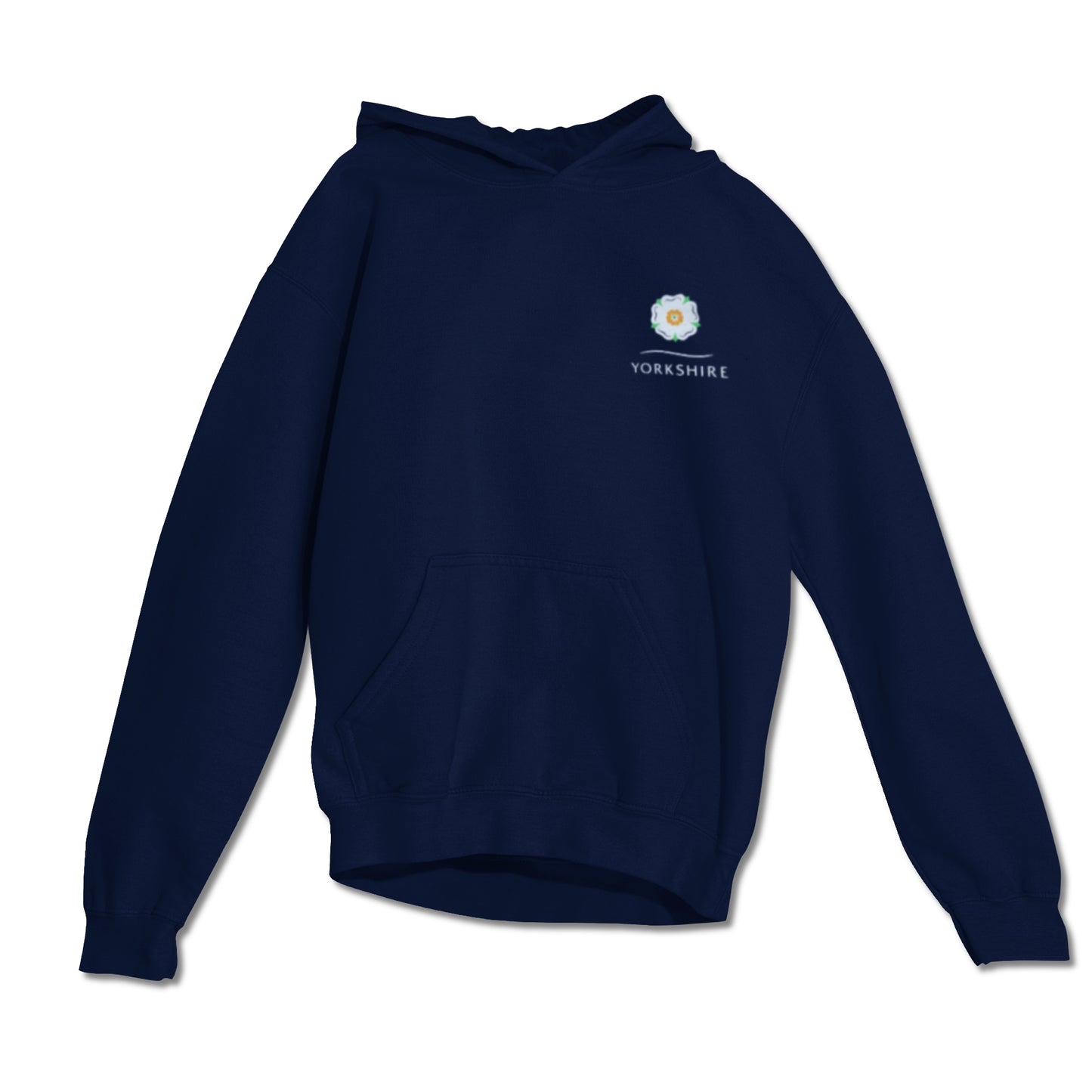 Yorkshire Rose Navy Hoodie - The Great Yorkshire Shop