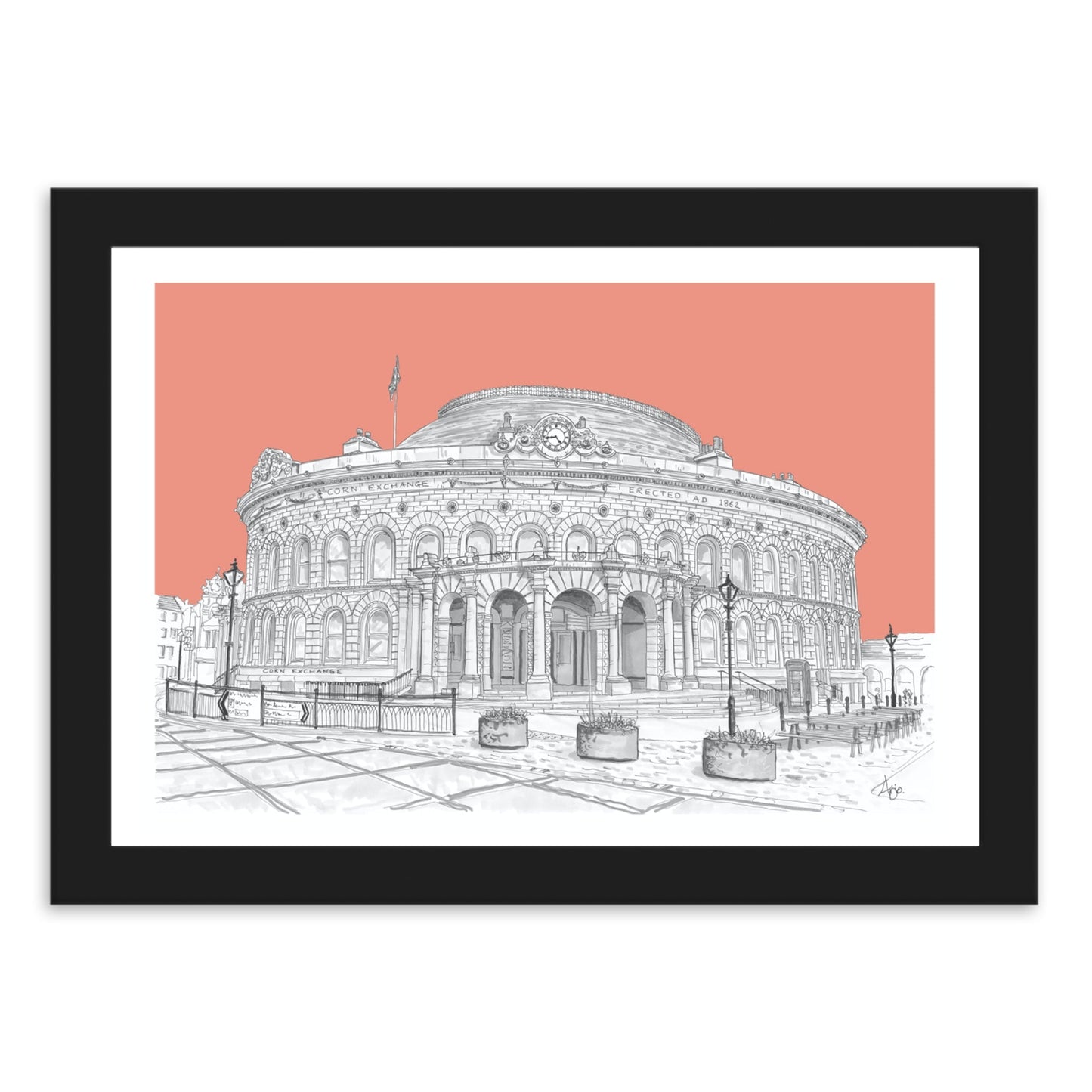 Leeds Corn Exchange Print - The Great Yorkshire Shop